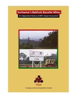 Suriname's Bakhuis Bauxite Mine