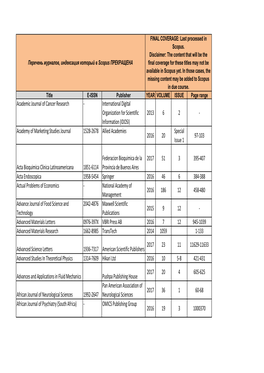 IDOSI) Academy of Marketing Studies Journal 1528‐2678 Allied Academies Special 2016 20 97‐103 Issue 1