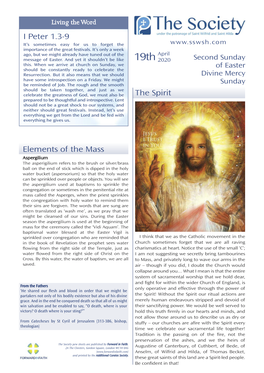 The Spirit I Peter 1.3-9 Elements of the Mass