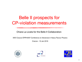 Belle II Prospects for CP-Violation Measurements