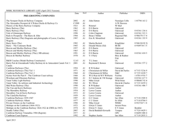 April 2013 WRRC REFERENCE LIBRARY LIST