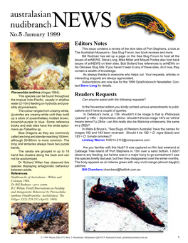 Australasian Nudibranch News