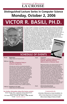 Victor R. Basili, Ph.D