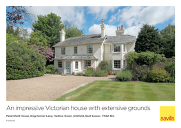 An Impressive Victorian House with Extensive Grounds