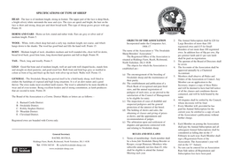 Specifications of Type of Sheep