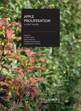 Apple Proliferation. a Joint Review