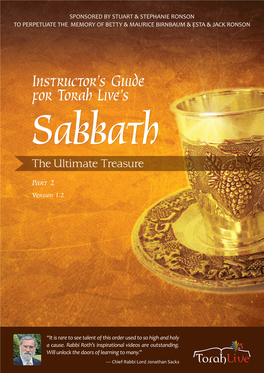 Instructor's Guide for Torah Live's