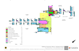 Edificio Terminal. Nivel 1. Estado Actual Escala Doble Carta: 1 / 1.000