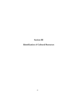 Cultural Resources