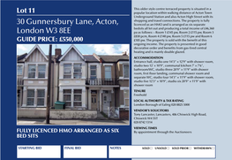 30 Gunnersbury Lane, Acton, London W3