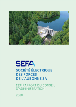 Société Électrique Des Forces De L'aubonne Sa