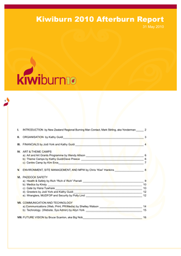 2010 Kiwiburn Afterburn Report