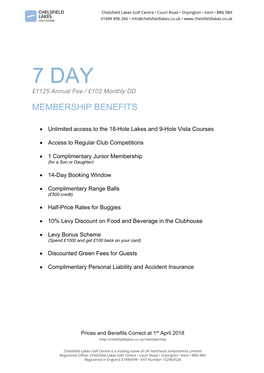 Membership Benefits