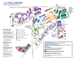 Map Key (In Alphabetical Order with Building Numbers) Alumni Hall