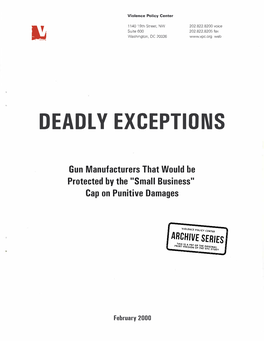 Deadly Exceptions