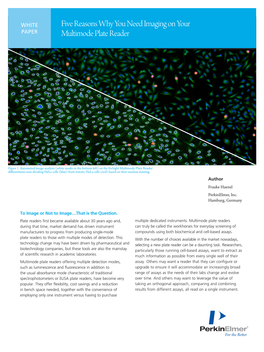 Five Reasons Why You Need Imaging on Your Multimode Plate Reader