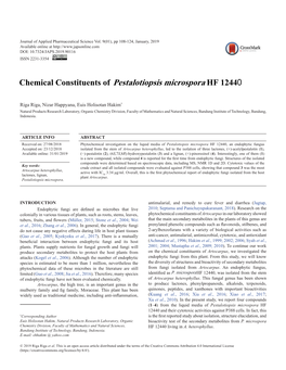 Pestalotiopsis Microspora HF 12440