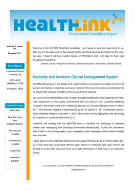 Healthlink Q3 Newsletter.Pdf