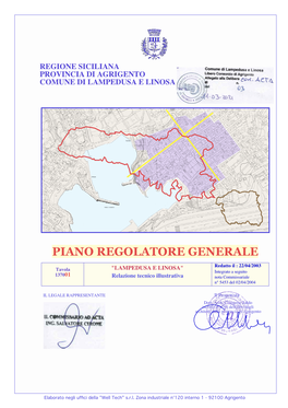 Piano Regolatore Generale