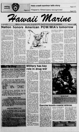 Nation Honors American POW /MIA's Tomorrow