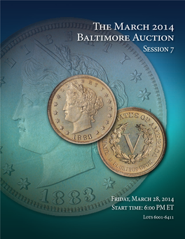 The March 2014 Baltimore Auction Session 7