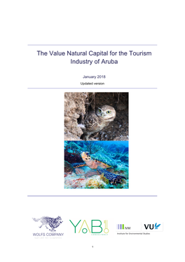 The Value Natural Capital for the Tourism Industry of Aruba