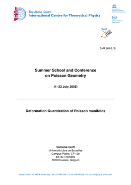 Deformation Quantization of Poisson Manifolds