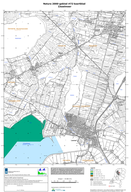 Kaart Natura 2000-Gebied Ijsselmeer