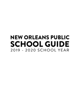 2019 School Guide