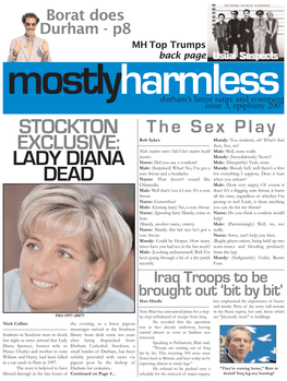 Stockton Exclusive: Lady Diana Dead