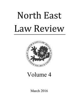 North East Law Review