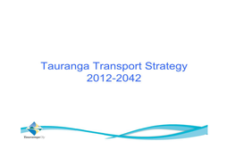 Tauranga Transport Strategy.Pdf