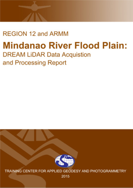 DREAM Lidar Data Acquisition and Processing for Mindanao River