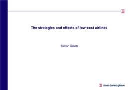 Strategies for Low-Cost Airlines