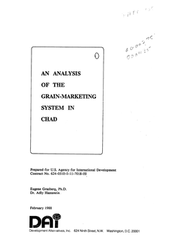 An Analysis of the Grain-Marketing System in Chad