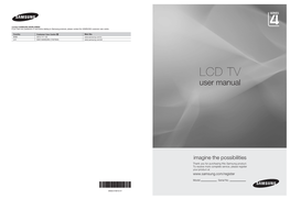 LCD TV User Manual