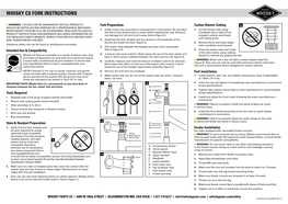 Whisky Cx Fork Instructions