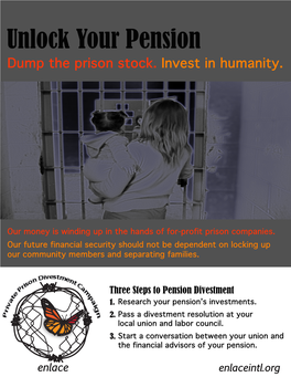 Unlock Your Pension Dump the Prison Stock