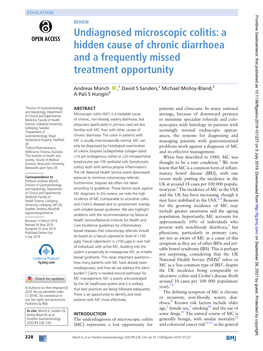 Undiagnosed Microscopic Colitis: a Hidden Cause of Chronic Diarrhoea and a Frequently Missed Treatment Opportunity