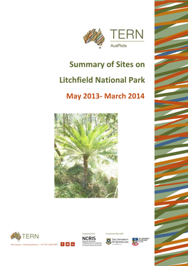Summary of Sites on Litchfield National Park