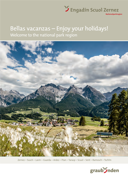 Bellas Vacanzas – Enjoy Your Holidays! Welcome to the National Park Region