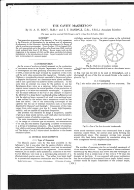 The Cavity Magnetron*