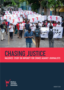 Maldives: Study on Impunity for Crimes Against Journalists