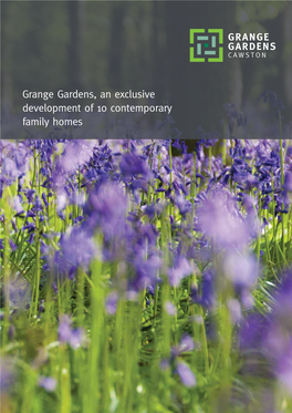 Grange Gardens, an Exclusive Development of 10 Contemporary Family Homes GRANGE GARDENS Site Plan