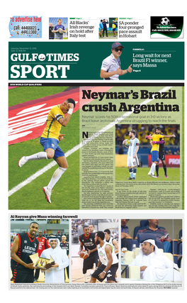 Neymar's Brazil Crush Argentina