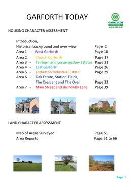 Housing Character Assessment