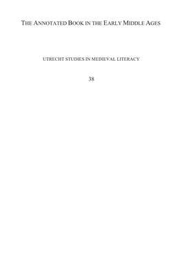 Reading and the Lemma in Early Medieval Textual Culture