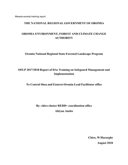 The National Regional Government of Oromia