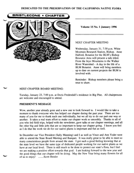 Volume 15 No. 1 January 1996