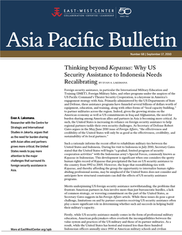 Asia Pacific Bulletin